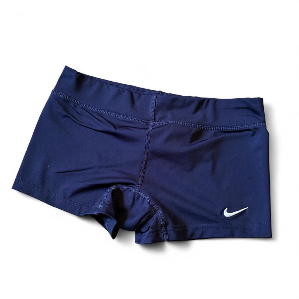 Nike Women's Navy and Blue Shorts